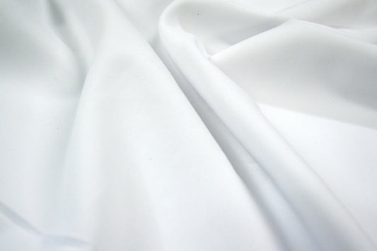 Fabric by the Yard - Polyester Poplin 120" - White