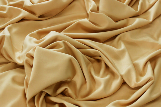 Fabric by the Yard - Scuba Stretch - Gold