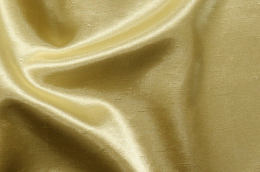 Fabric by the Yard - Shantung Satin - Gold