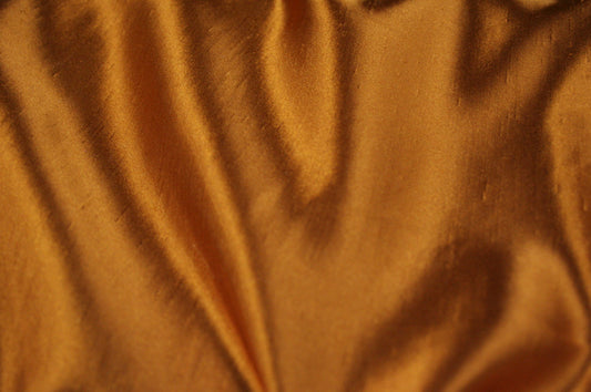 Fabric by the Yard - Shantung Satin - Cinnamon