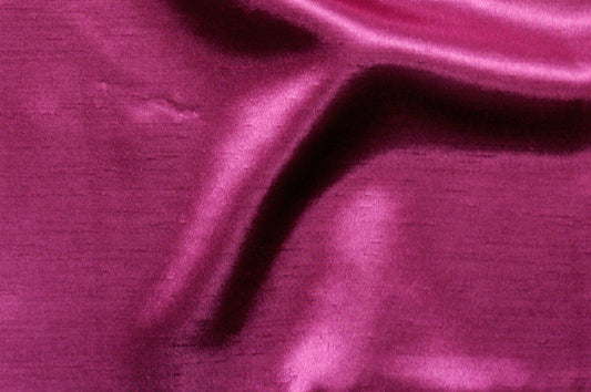 Fabric by the Yard - Shantung Satin - Hot Pink