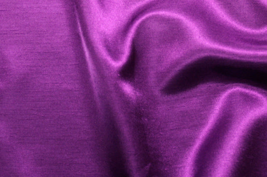 Fabric by the Yard - Shantung Satin - Pucci Fuchsia