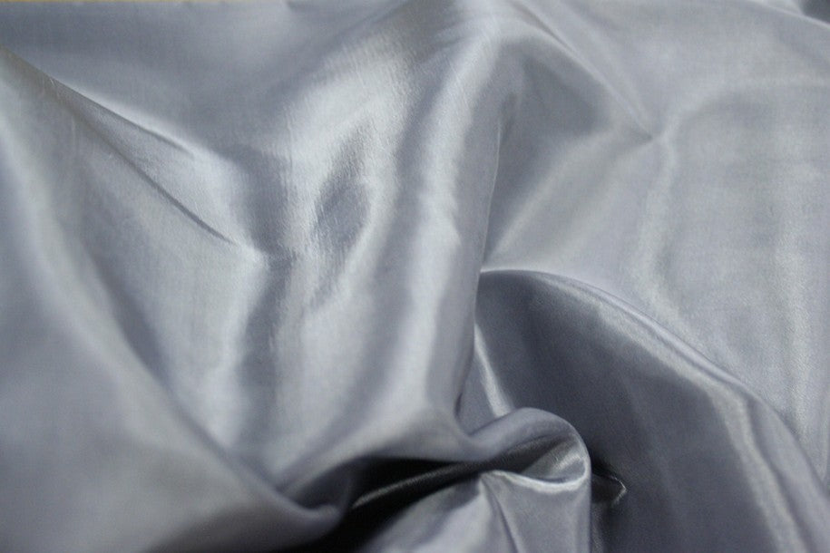 Fabric by the Yard - Solid Taffeta - Silver