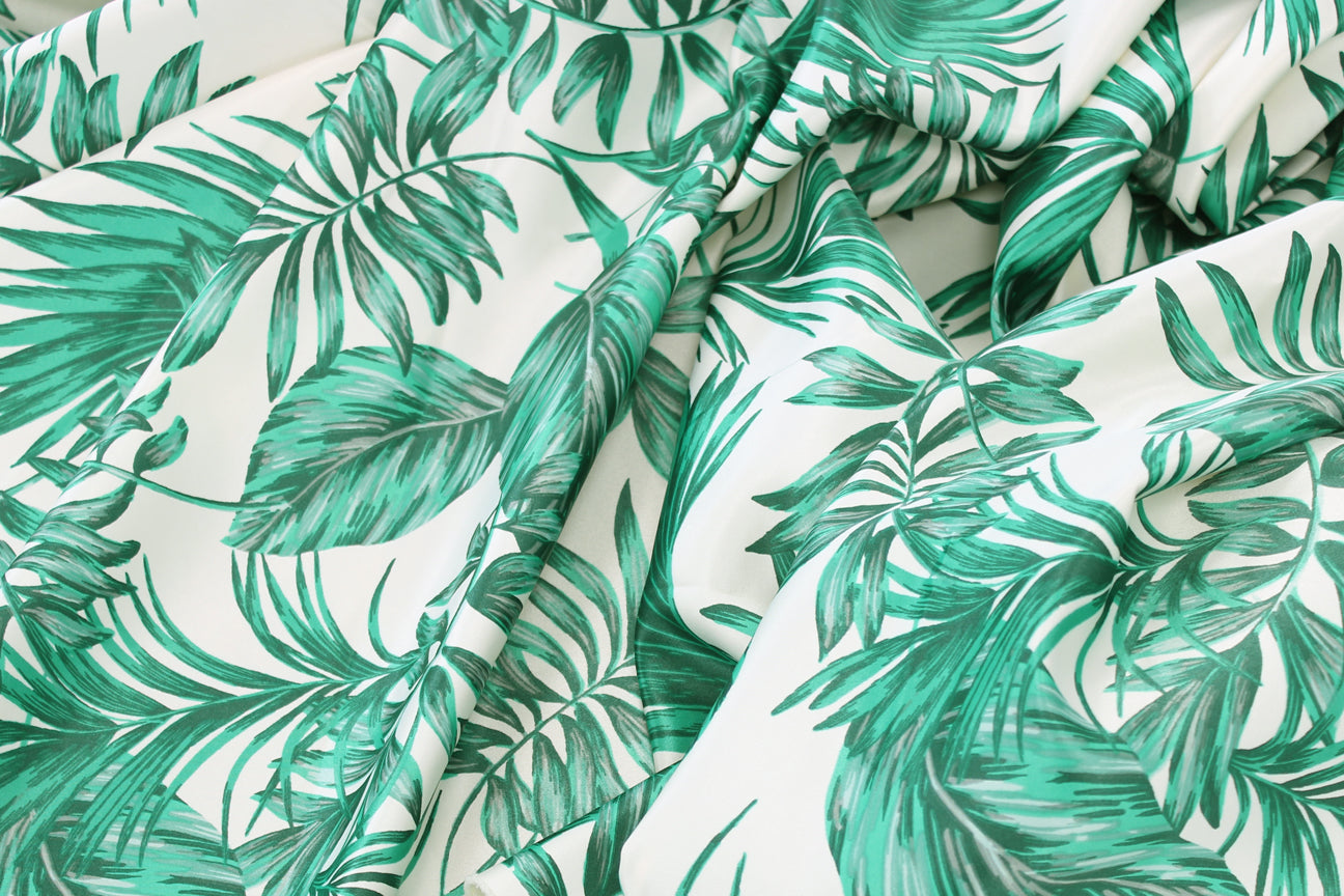 Fabric by the Yard - Tropical Paradise - Green