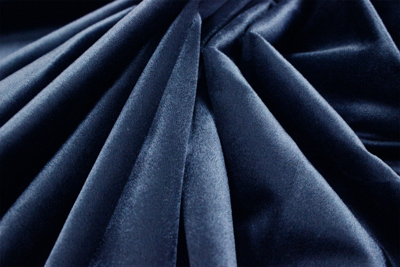 Fabric by the Yard - Velveteen - Navy