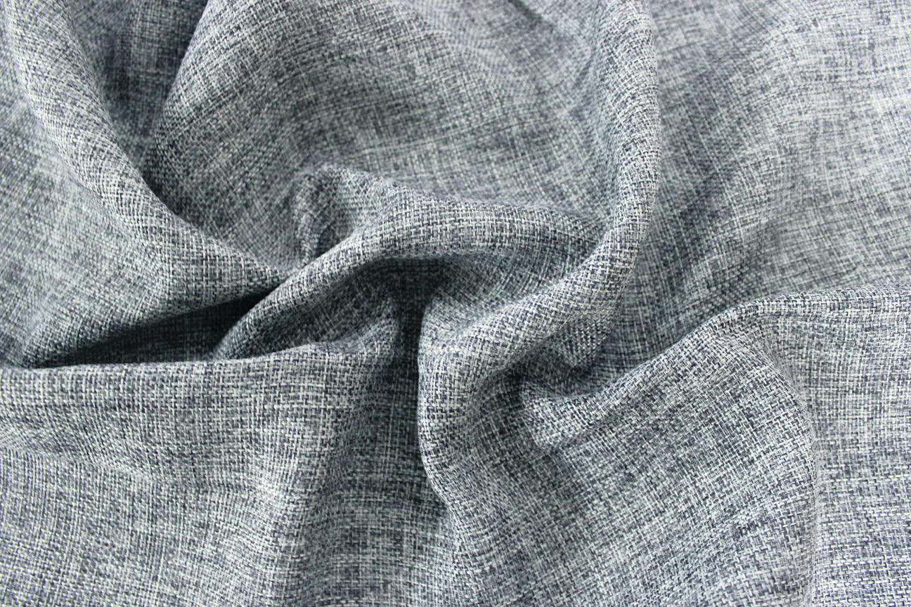 Fabric by the Yard - Vintage Linen - Charcoal