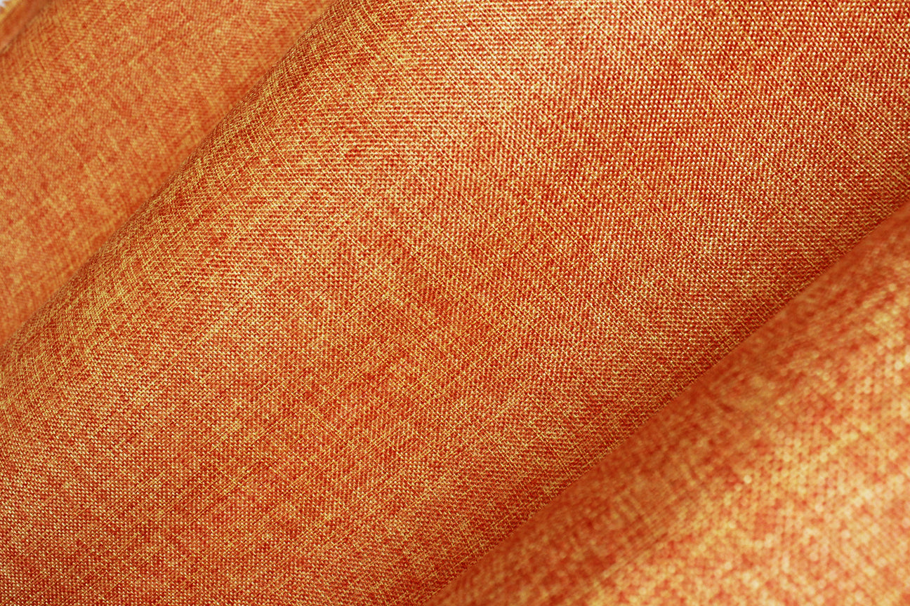 Fabric by the Yard - Vintage Linen - Orange
