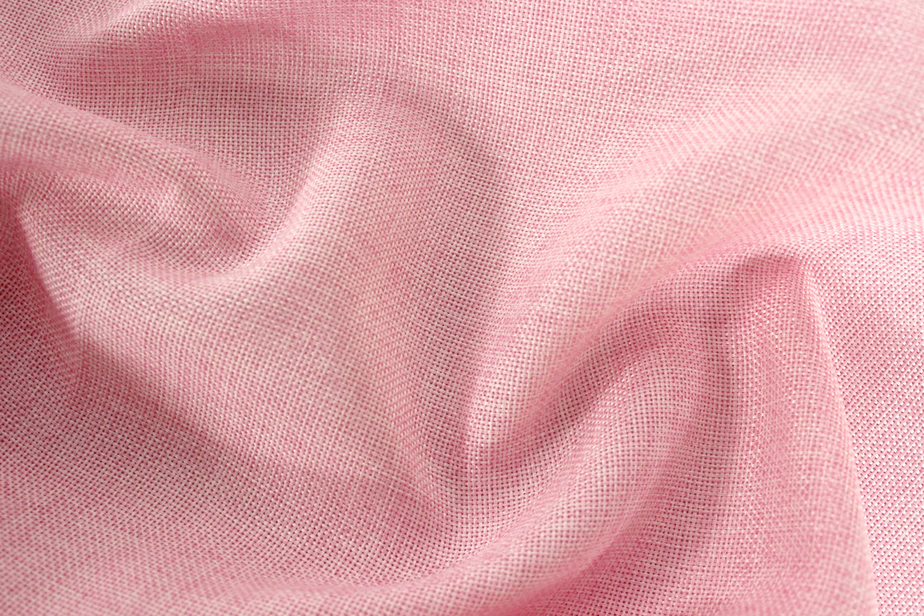 Fabric by the Yard - Vintage Linen - Pink