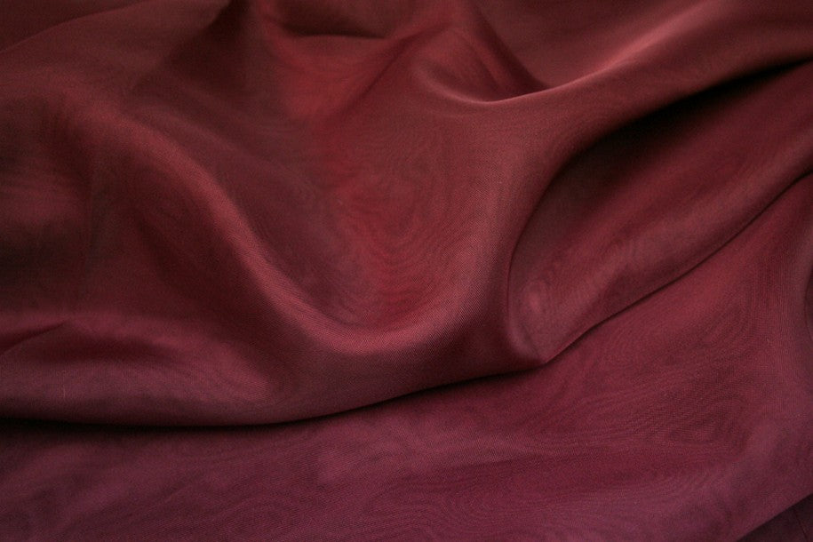 Fabric by the Yard - Voile - Burgundy