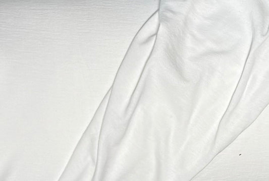 Fabric by the Yard - Jersey - White