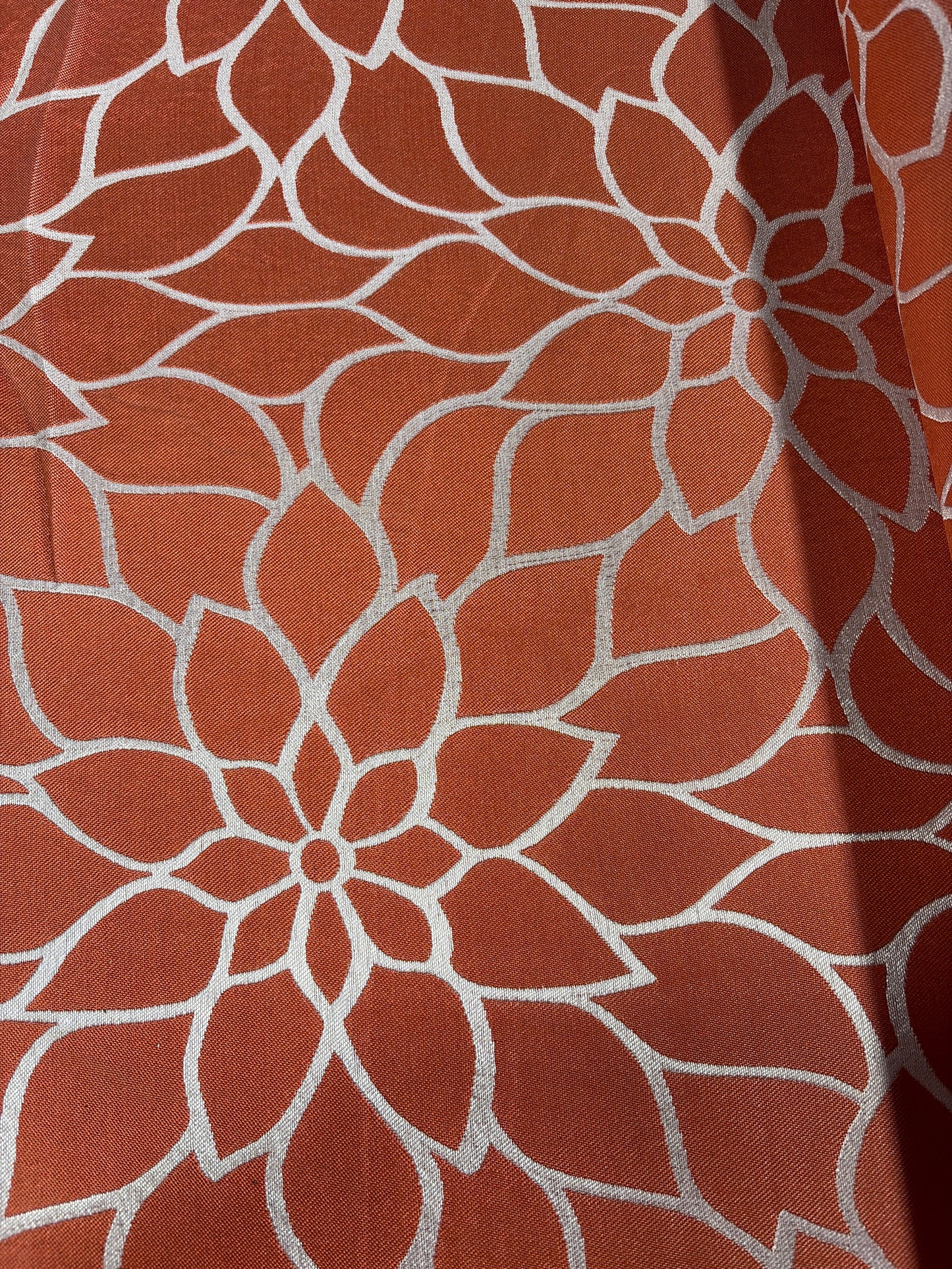 Fabric by the Yard - Daisy Orange