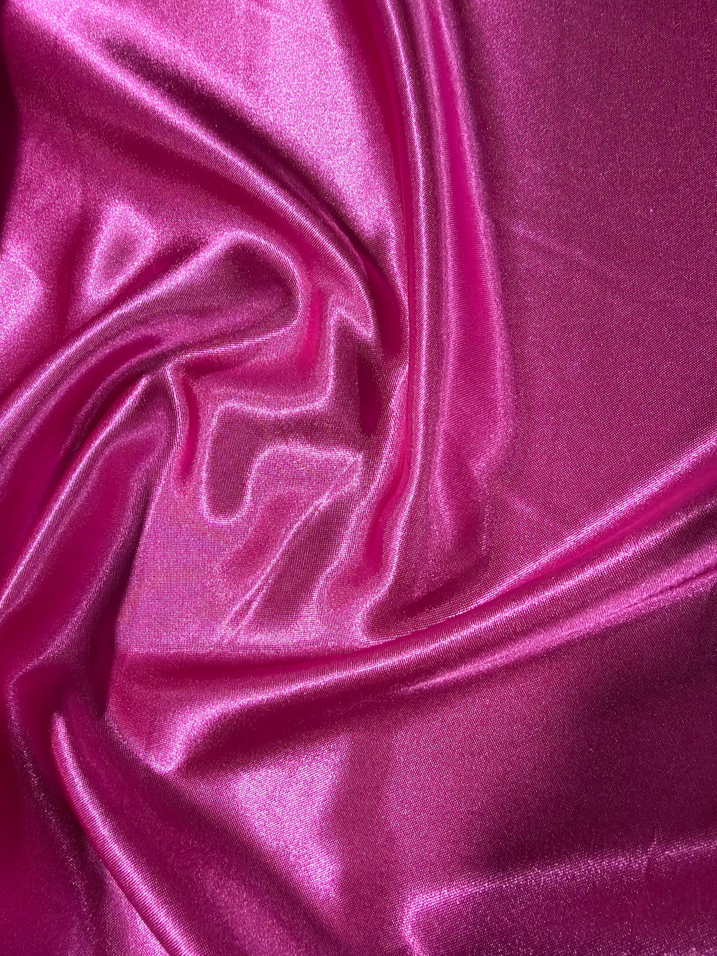 Fabric by the Yard - Bridal Satin - Fuchsia