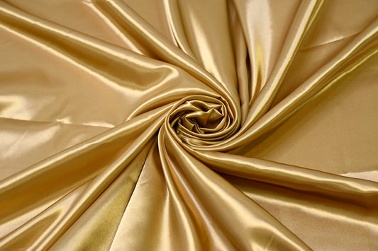 Fabric by the Yard - Beverly Satin - Gold