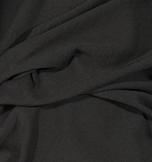 Fabric by the Yard - Crepe Double Knit - Black