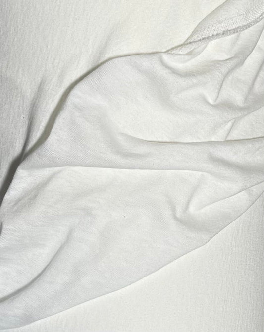 Fabric by the Yard - Slub Jersey - White