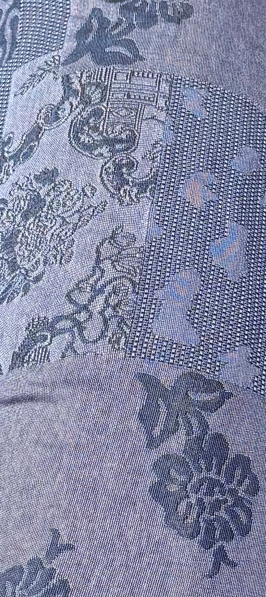 Fabric by the Yard - Upholstery - Blue (Woven Design)
