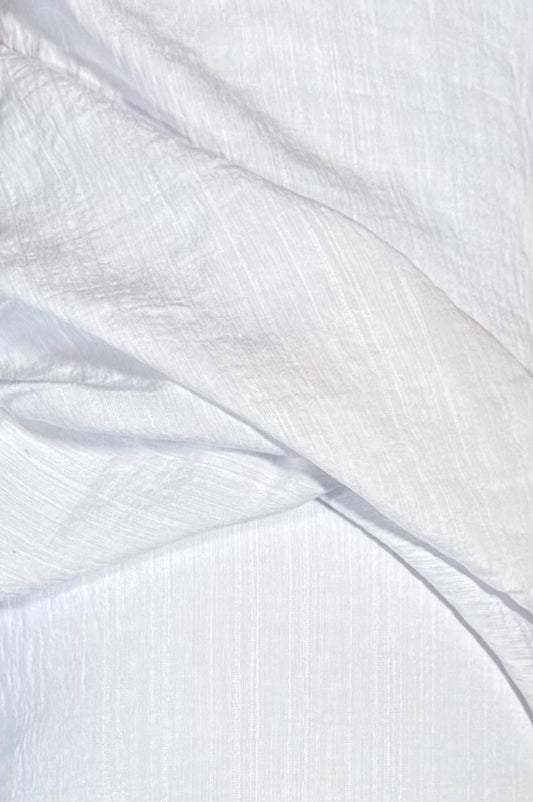 Fabric by the Yard - Gauze - White