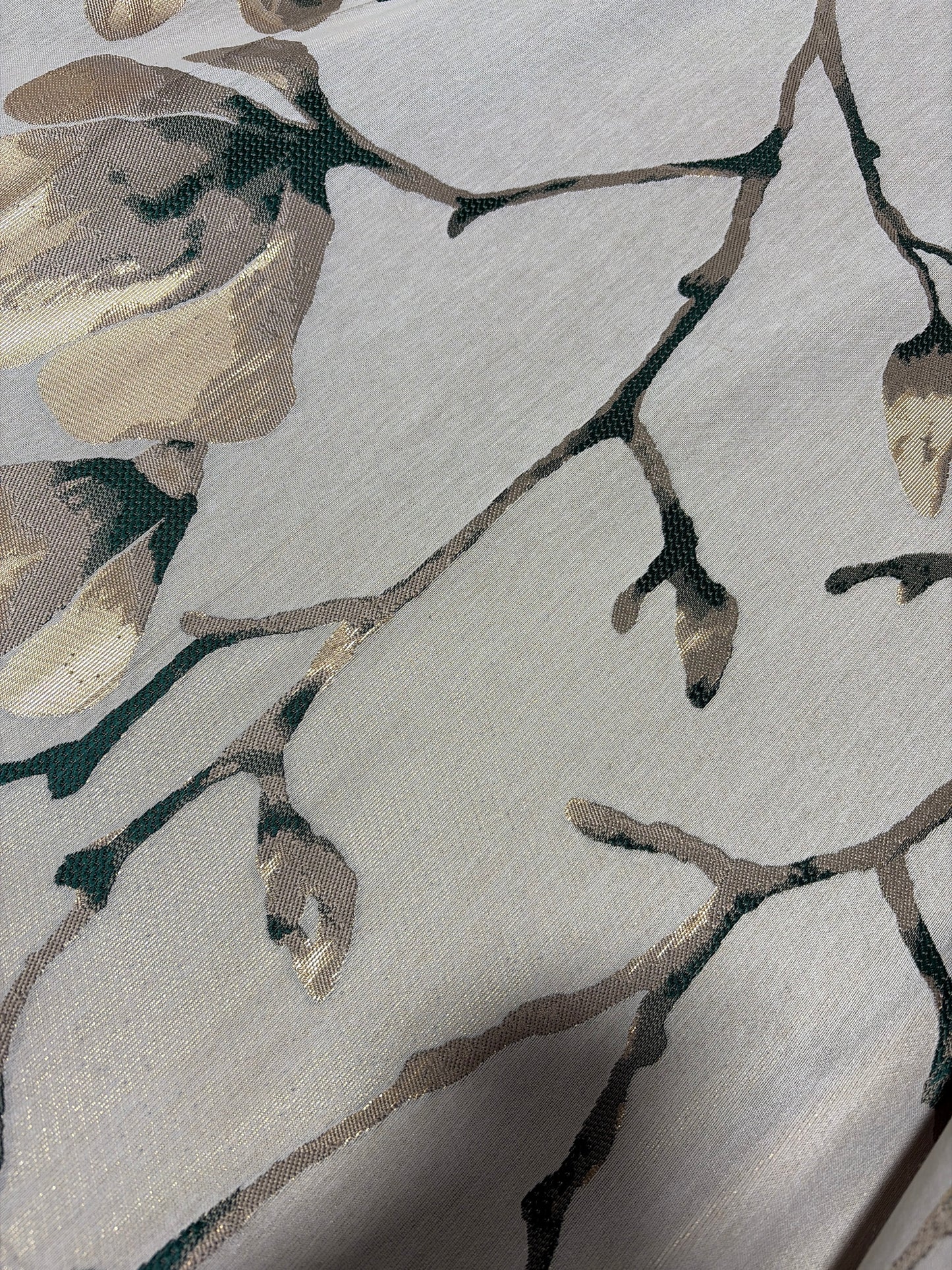 Fabric by the Yard - Astoria Golden - Emerald