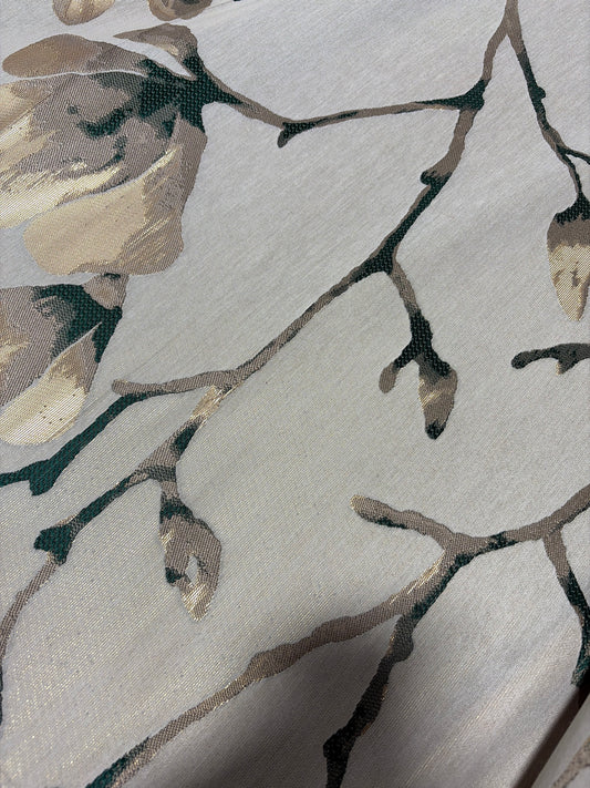 Fabric by the Yard - Astoria Golden - Emerald