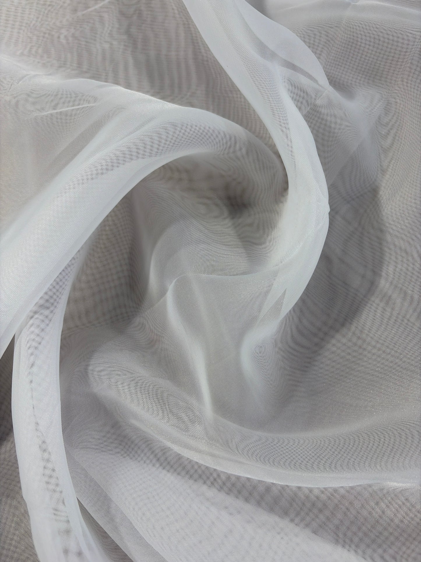 Fabric by the Yard - Voile (Fire Retardant) White