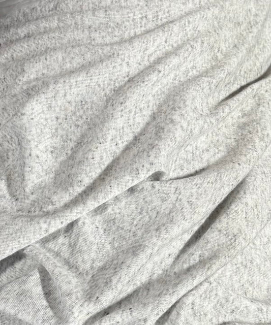 Fabric by the Yard - Spandex Jersey - Heather Grey