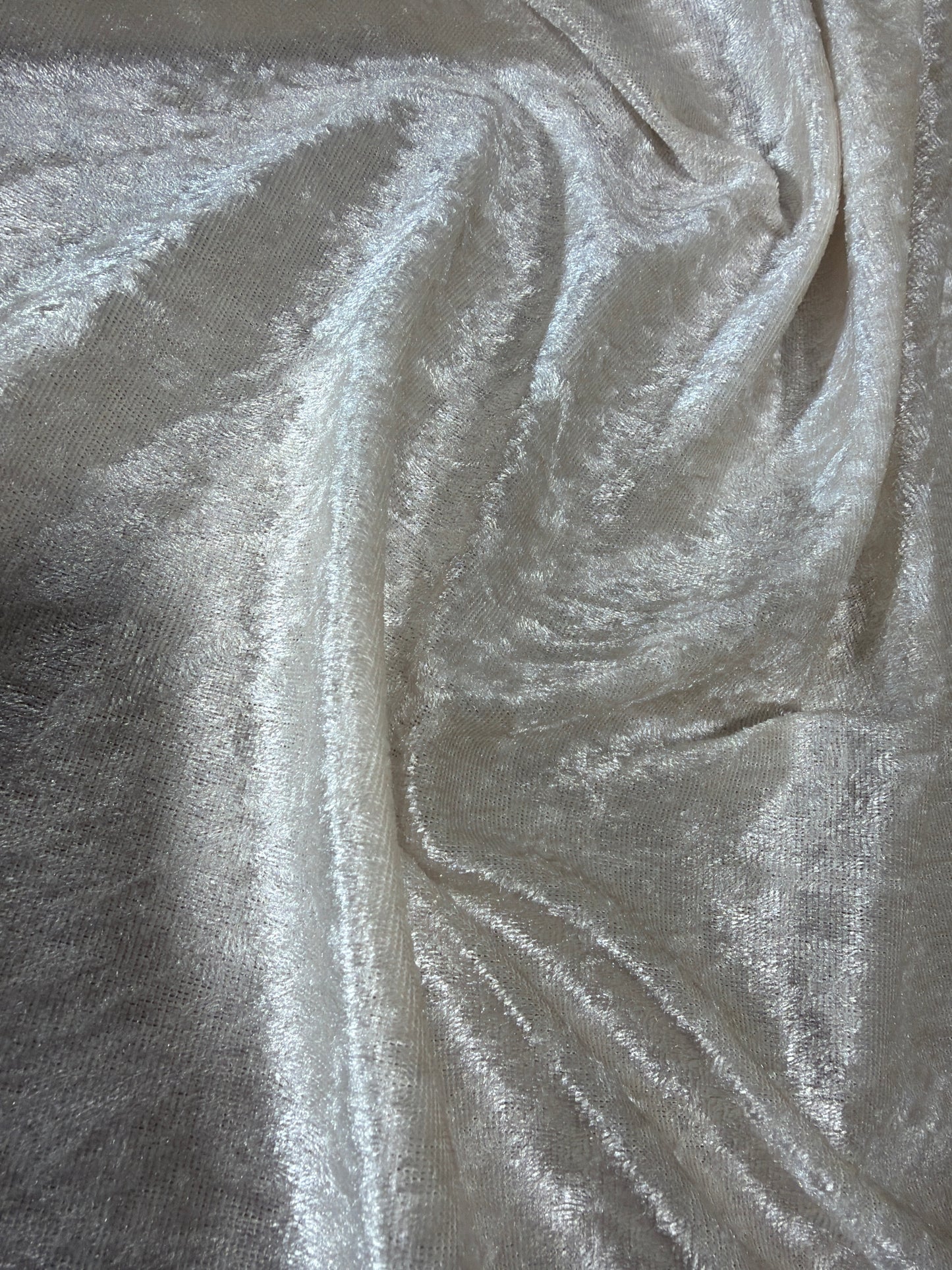 Fabric by the Yard - Panne Velvet - Champagne