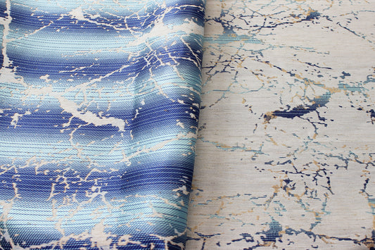 Fabric by the Yard - Alabaster - Blue