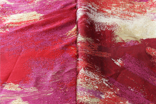 Fabric by the Yard - Brushtroke - Red