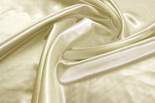 Fabric by the Yard - Bridal Satin - Ivory
