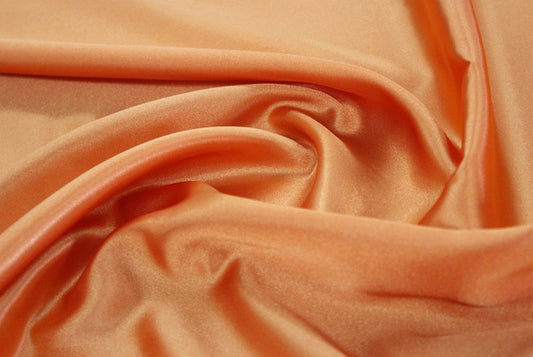 Fabric by the Yard - Bridal Satin - Orange