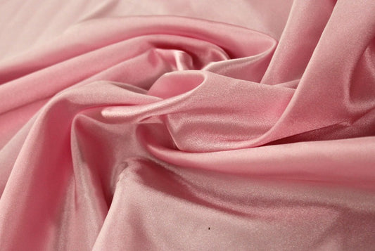 Fabric by the Yard - Bridal Satin - Pink