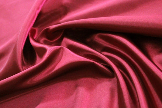 Fabric by the Yard - Bridal Satin - Cranberry