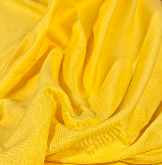 Fabric by the Yard - Interlock - Yellow