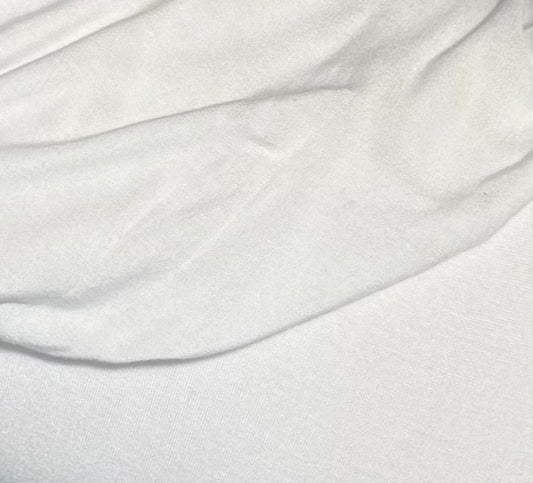 Fabric by the Yard - Jersey - White