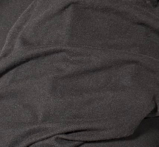 Fabric by the Yard - Brushed Jersey - Black
