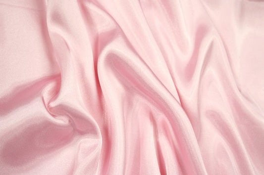 Fabric by the Yard - Charmeuse Satin - Pink