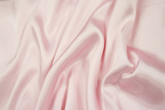 Fabric by the Yard - Charmeuse Satin - Blush Pink