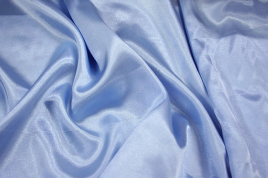 Fabric by the Yard - Charmeuse Satin - Baby Blue