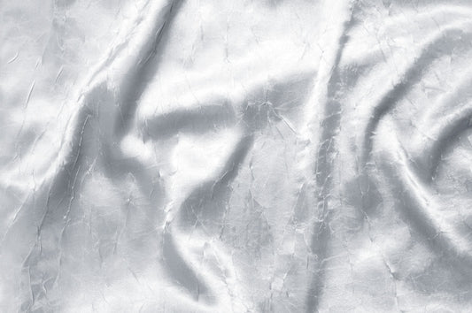 Fabric by the Yard - Crushed Bichon - White