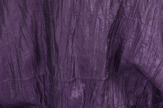 Fabric by the Yard - Crushed Taffeta - Lt Plum