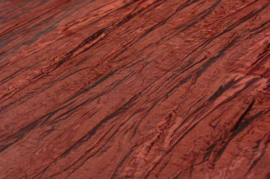 Fabric by the Yard - Crushed Taffeta - Rust
