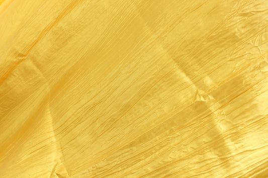 Fabric by the Yard - Crushed Taffeta - Yellow