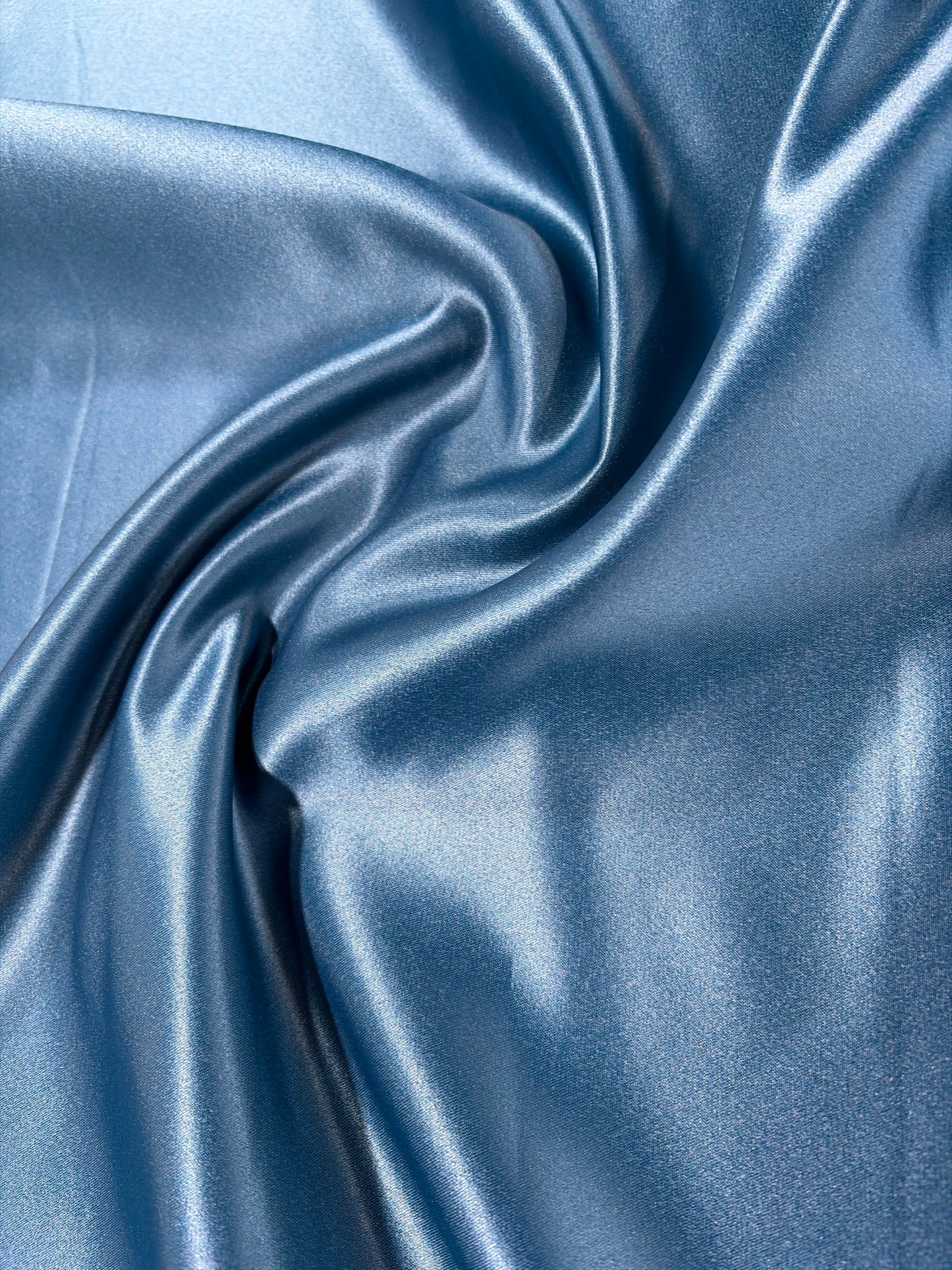 Fabric by the Yard - Lamour Matte Satin - Dark Teal