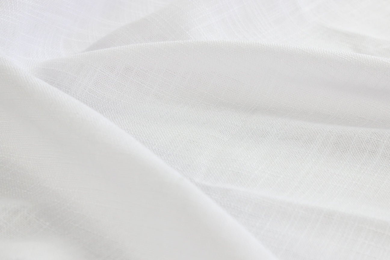 Fabric by the Yard - Dublin Linen - White