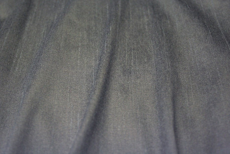 Fabric by the Yard - Faux Silk Dupioni - Grey
