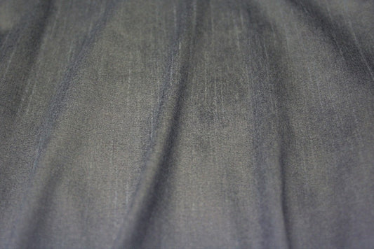 Fabric by the Yard - Faux Silk Dupioni - Grey