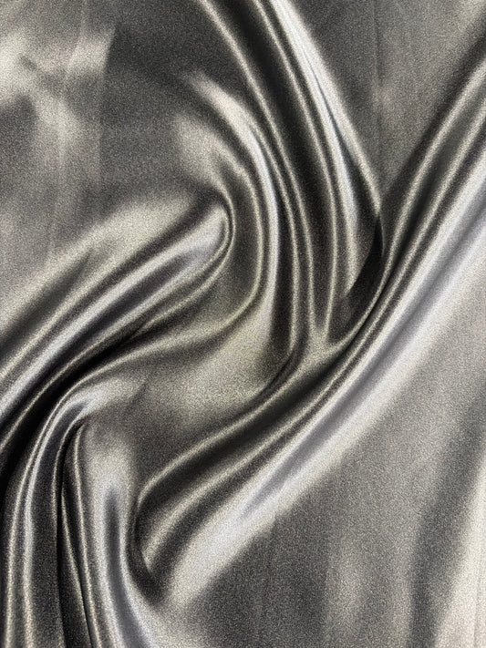 Fabric by the Yard - Lamour Matte Satin - Black