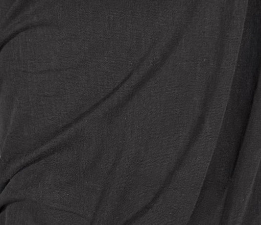 Fabric by the Yard - Slub Jersey - Black