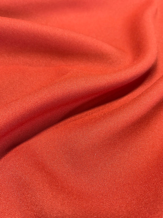 Fabric by the Yard - Polyester Poplin - Rust
