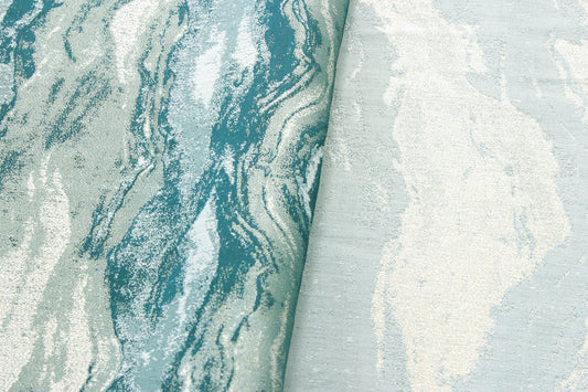 Fabric by the Yard - Evening Sky - Emerald